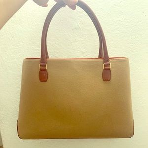 Kate Spade Beige Wool Blend Tote